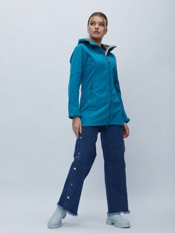 Women's windbreaker MTFORCE spring blue 22210S